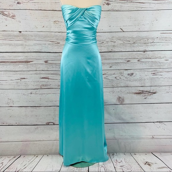 Nicole by Nicole Miller Dresses & Skirts - Nicole by Nicole Miller aqua strapless dress